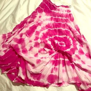 Tie dye maxi skirt